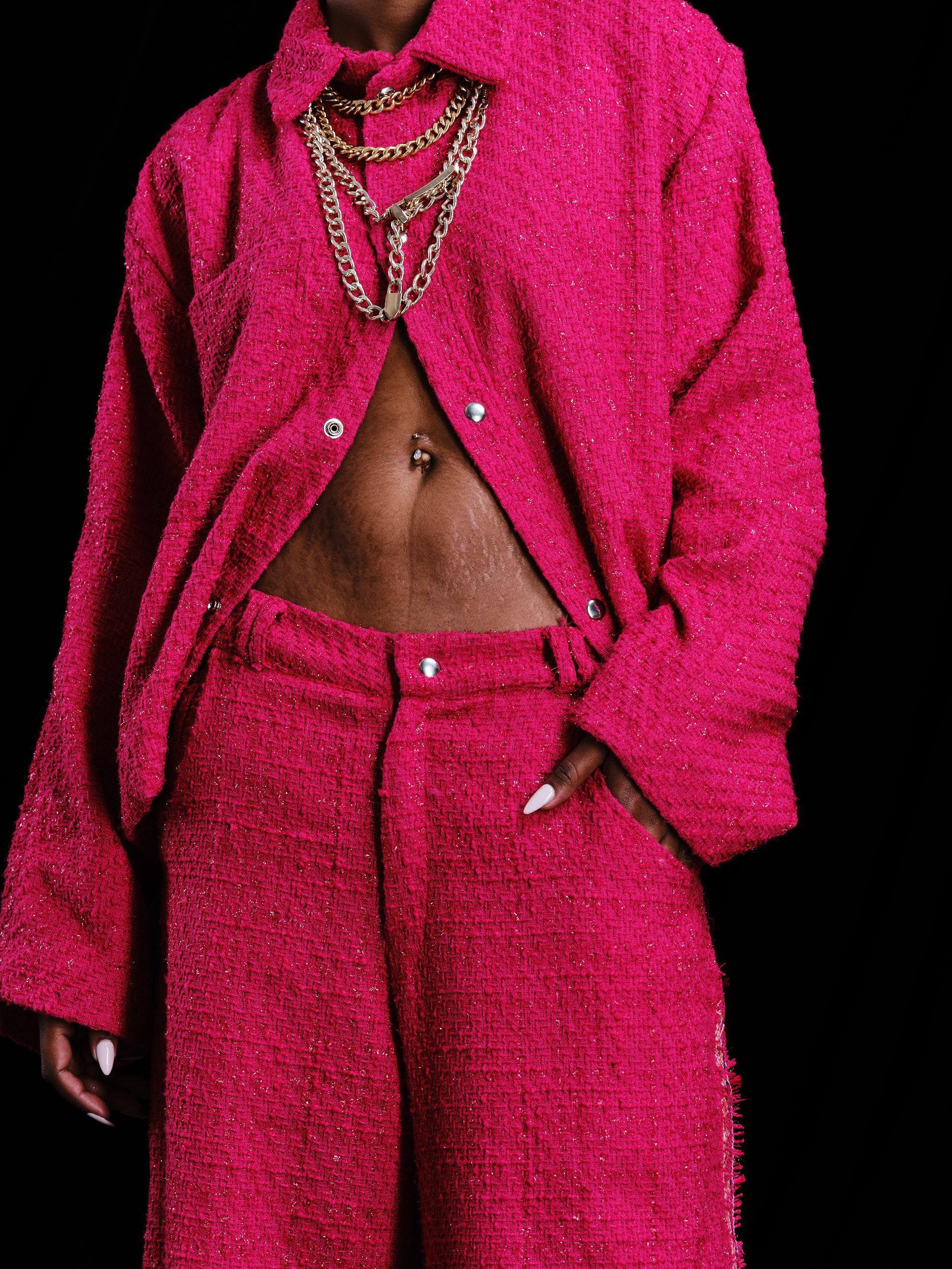 CERISE PINK GLACE SET - Image 2